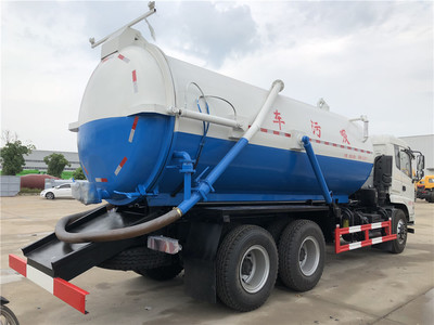 国五东风天龙16方与18方吸污车厂家促销价格解析